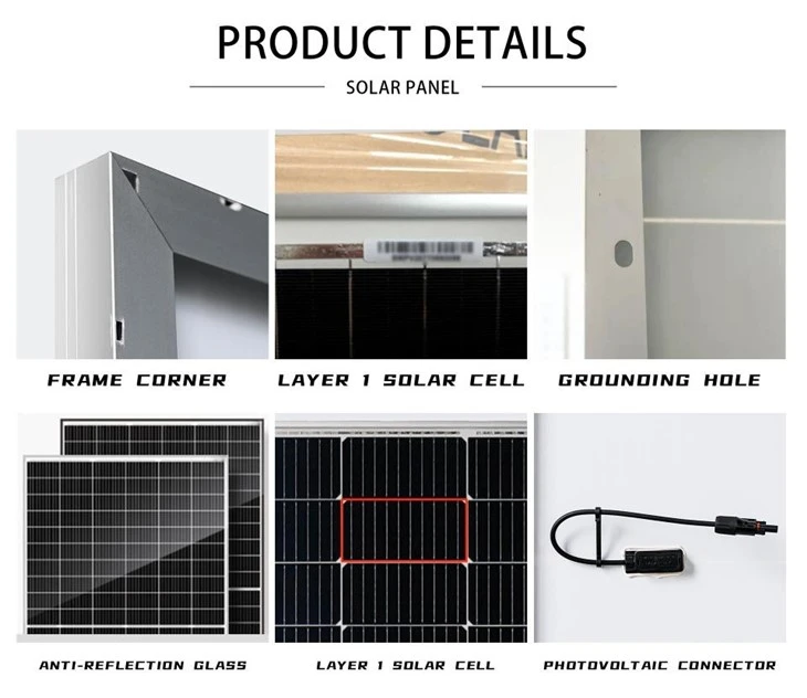 Pv Panel Double Glass Panel 585W